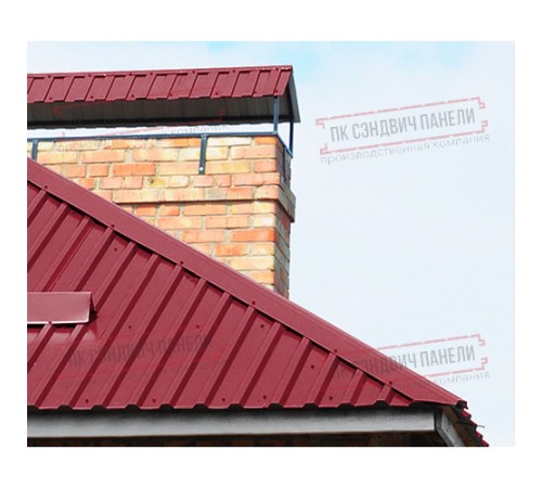 Профнастил МП35-1035 Полиэстер RAL-3003-0.45