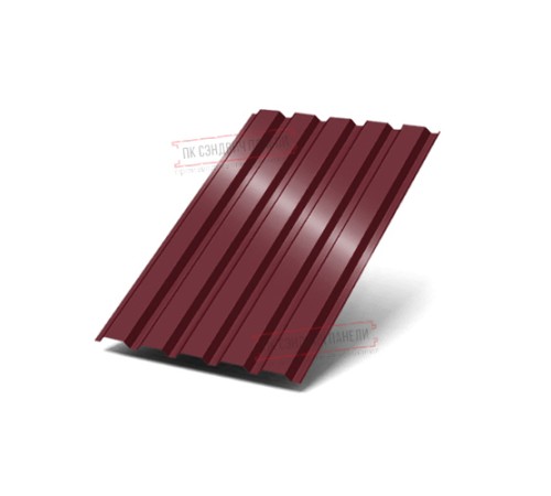 Профнастил МП35-1035 Полиэстер RAL-3005-0.5