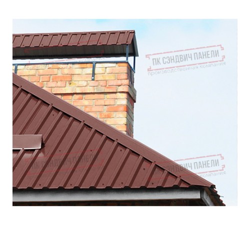 Профнастил МП35-1035 Полиэстер RAL-3009-0.5