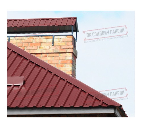 Профнастил МП35-1035 Полиэстер RAL-3011-0.7