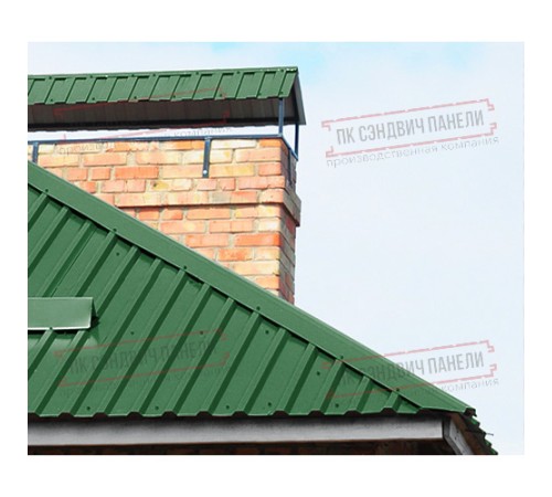 Профнастил МП35-1035 Полиэстер RAL-6002-0.7