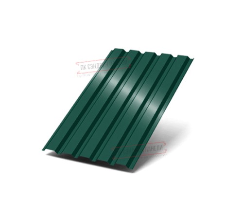 Профнастил МП35-1035 Полиэстер RAL-6005-0.65