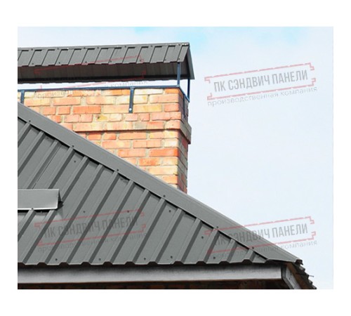 Профнастил МП35-1035 Полиэстер RAL-7005-0.45