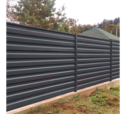 Профилированный лист МП35-1035 Norman RAL-7024-0.5