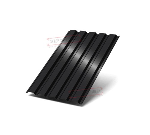 Профнастил МП35-1035 Пурман RAL-9005-0.5