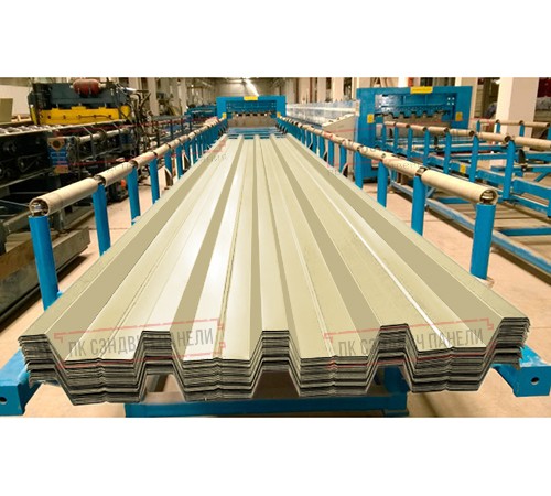 Профнастил Н60-845 Полиэстер RAL-1014-0.7