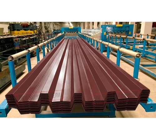 Профнастил Н60-845 Полиэстер RAL-3009-0.7