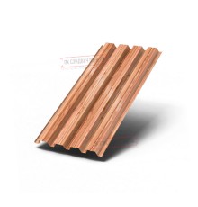 Профилированный лист Н60-845, ECOSTEEL_T-Кедр-0.5