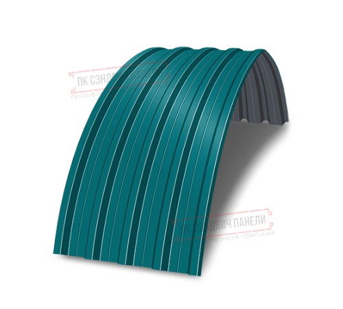 Арочный профнастил самонесущий окрашенный Н60-0.7 цена за м2.