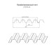 Профнастил Н75-750 Оцинкованный-0.75
