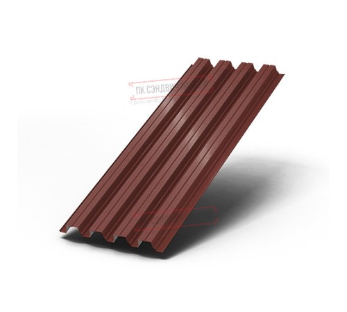 Профнастил Н75-750 Полиэстер RAL3009-0.7