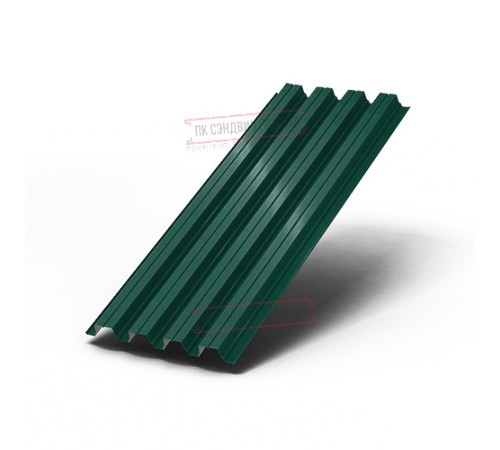 Профнастил Н75-750 Полиэстер RAL6005-0.65