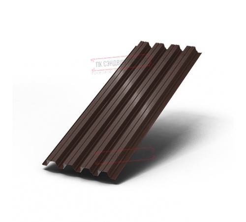 Профнастил Н75-750 Полиэстер RAL8017-1