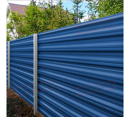 Профилированный лист НС35-1000 Norman RAL5005-0.5