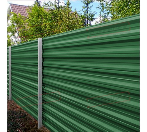 Профилированный лист НС35-1000 Полиэстер RAL6002-0.7