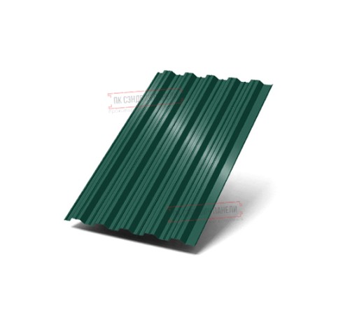 Профнастил НС35-1000 Полиэстер RAL-6005-0.45