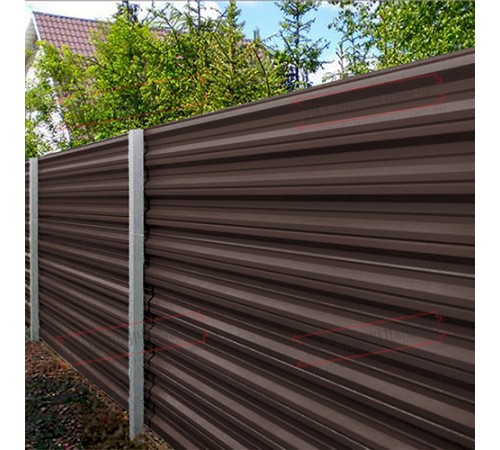 Профилированный лист НС35-1000 Norman RAL8017-0.5