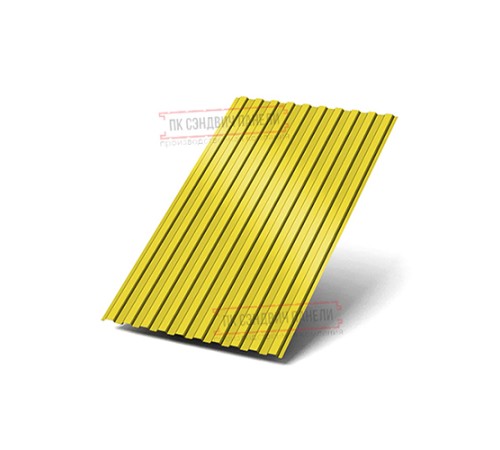 Профилированный лист С8х1150 Полиэстер RAL1018-0.45