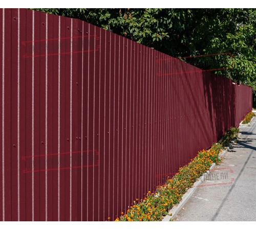 Профилированный лист С8х1150 Полиэстер RAL3005-0.4