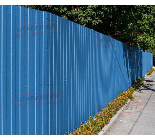 Профилированный лист С8х1150 Полиэстер RAL5015-0.5