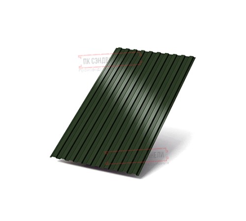 Профилированный лист С8х1150 Викинг RAL6007-0.45.