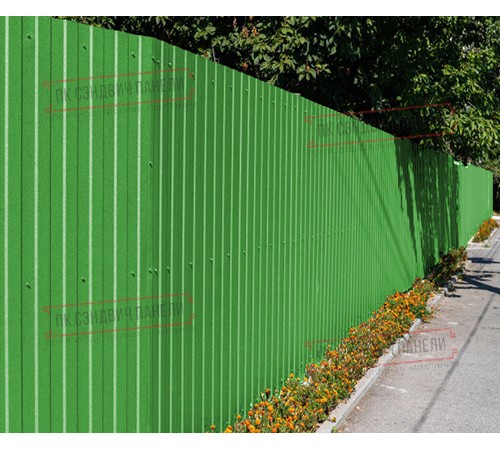 Профилированный лист С8х1150 Полиэстер RAL6018-0.5