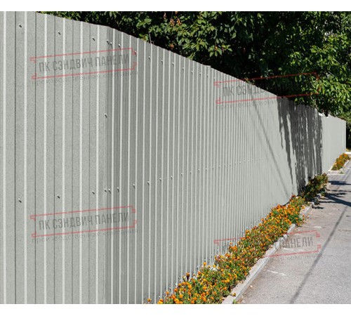 Профилированный лист С8х1150 Пластизол RAL7038-0.5