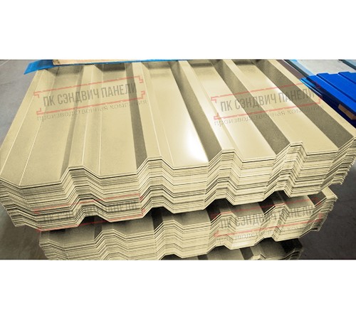 Профилированный лист С44-1000 Полиэстер RAL1014-0.45