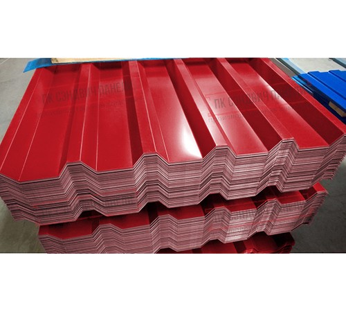 Профилированный лист С44-1000 Полиэстер RAL3020-0.45