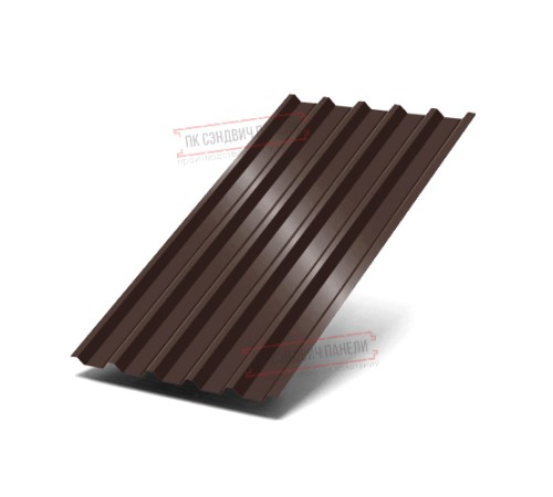 Профилированный лист С44-1000 Полиэстер RAL8017-0.5