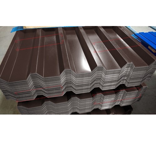 Профилированный лист С44-1000 Полиэстер RAL8017-0.5