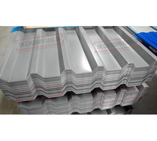 Профнастил С44-1000 Полиэстер RAL-9006-0.5