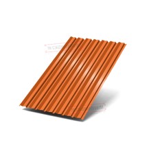 Профилированный лист С-15-1190-0.5 (с гранью) (Rooftop Matte) RAL 2004