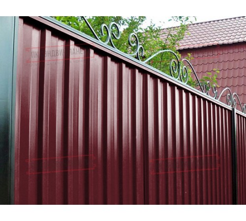 Профилированный лист С-15-1190-0.5 (с гранью) (Rooftop Glance) RAL 3005