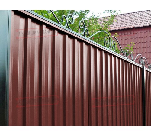 Профилированный лист С-15-1190-0.45 (с гранью) Полиэстер/Двусторонний RAL 3009