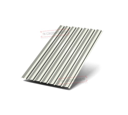 Профилированный лист С-15-1190-0.5 (с гранью) Пурал RAL 9003