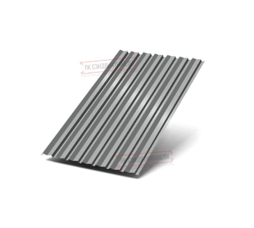 Профилированный лист С-15-1190-0.5 (с гранью) (Rooftop Glance) RAL 9006