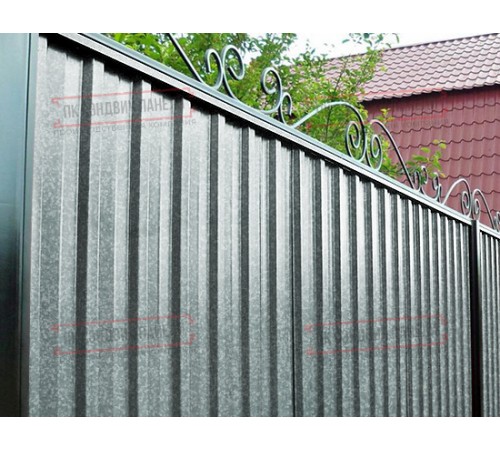 Профилированный лист С-15-1190-0.65 (с гранью) Оцинкованный