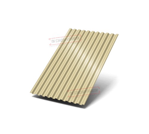 Профилированный лист C21х1000 Norman RAL1014-0.5