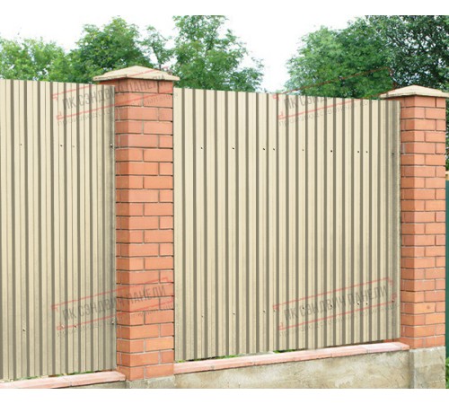 Профилированный лист C21х1000 Norman RAL1015-0.5