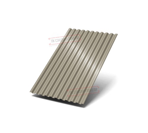 Профилированный лист C21х1000 Полиэстер RAL1035-0.5