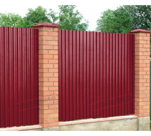 Профилированный лист C21х1000 Полиэстер RAL3003-0.45