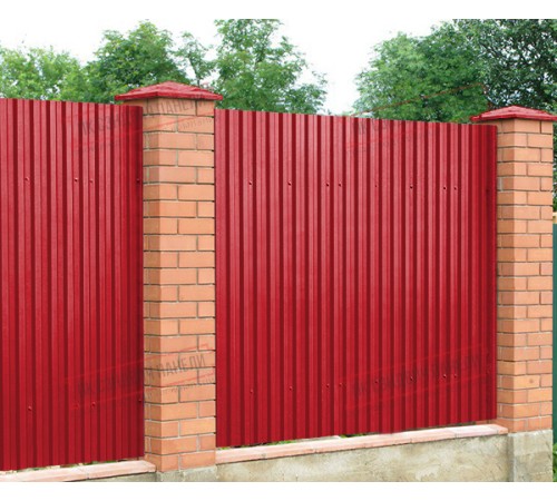 Профилированный лист C21х1000 Norman RAL3020-0.5