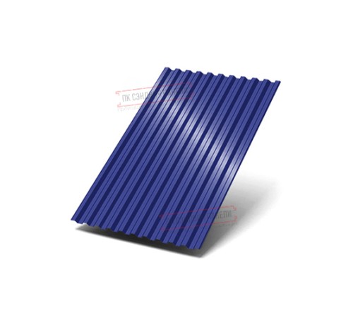 Профилированный лист C21х1000 Norman RAL5002-0.5