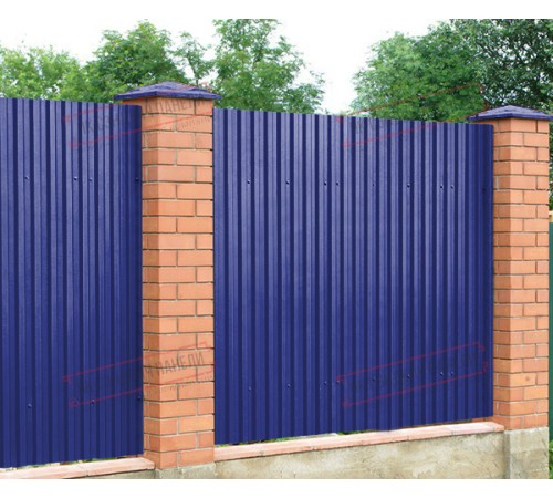 Профилированный лист C21х1000 Norman RAL5002-0.5