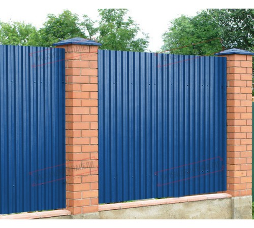 Профилированный лист C21х1000 Пурман RAL5005-0.5