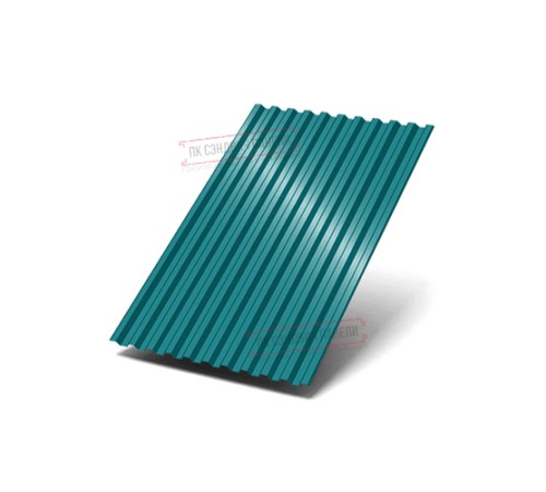 Профилированный лист C21х1000 Полиэстер RAL5021-0.5