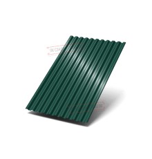 Профилированный лист C21х1000 Полиэстер RAL6005-0.4