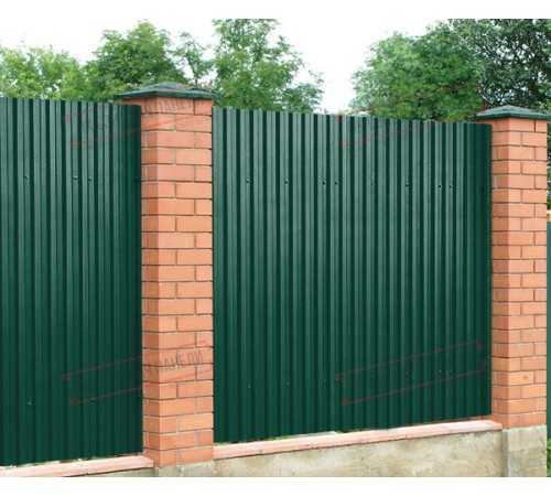 Профилированный лист C21х1000 Norman RAL6005-0.5