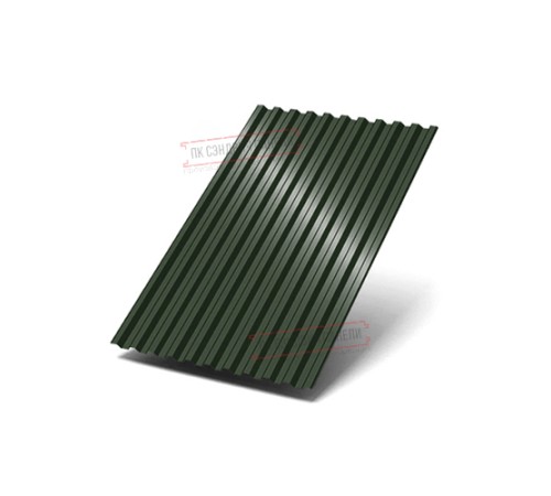 Профилированный лист C21х1000 Викинг RAL6007-0.45